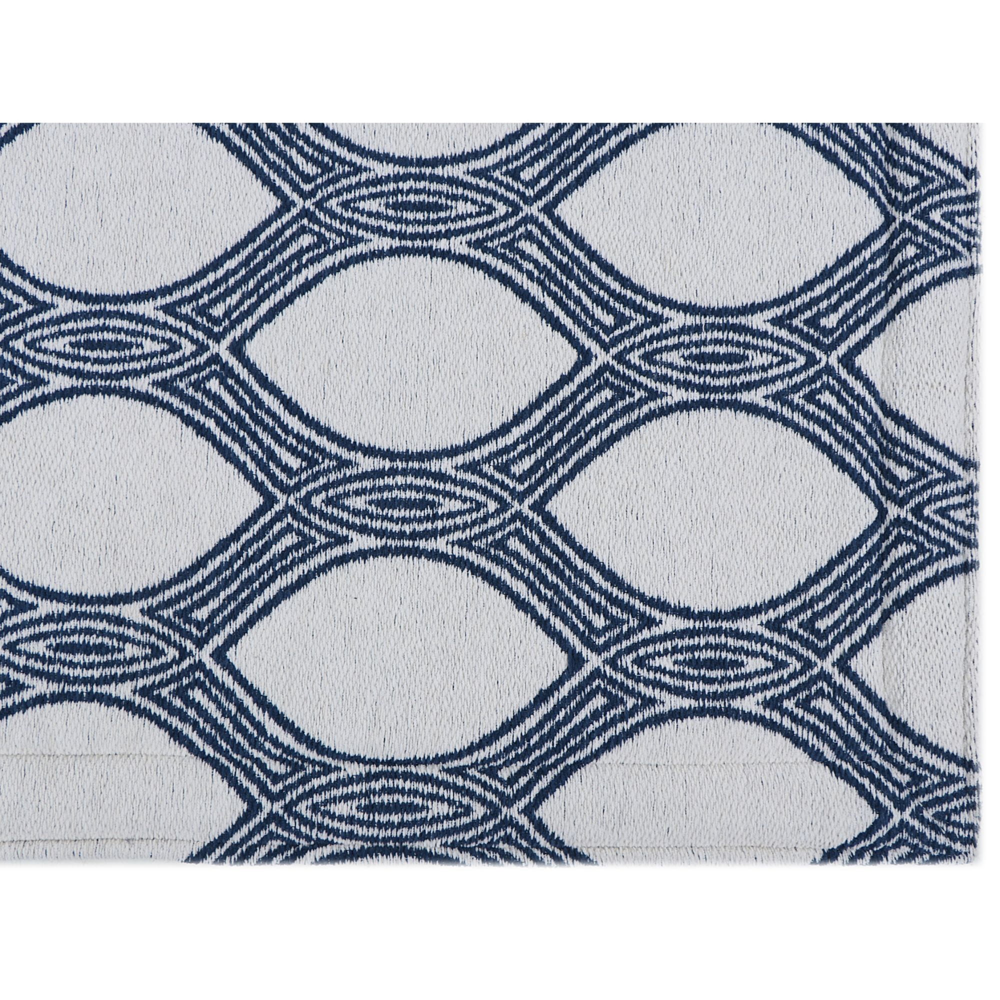 Rugsmith Navy Machine Woven Leslie Anti-Fatigue Kitchen Mat, 20" x 36"