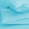 thumbnail image 5 of Extra Deep Pocket 4 Piece Bed Sheet Set – Super Deep Fitted Sheet Fits Mattress from 18-24 inces Depth – Double Brushed Microfiber Sheets with 2 Pillow Cases, Twin XL, Beach Blue, 5 of 7