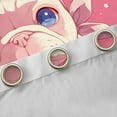 thumbnail image 5 of Homewish Kawaii Pug Dog Black Out Curtains for Kids, Pink Cartoon Animal Curtains Pack of 2 (42x63 Each), Cute Dalmatian Lover Bedroom Curtains, Blackout Curtains Home Decor, 5 of 7
