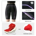 thumbnail image 6 of Santic Women's Cycling Shorts Bike Shorts Padded Bicycle Tights For Riding, 6 of 6