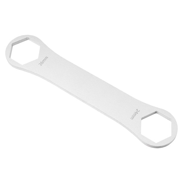 EeaseCA Stainless Steel Front Fork Spanner Double Head 24/26mm Hex Fork Remover