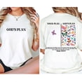 thumbnail image 3 of Christian God's Plan Vintage Graphic T-Shirt for Men and Women, 3 of 6