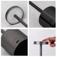 thumbnail image 2 of Hugtrwg Lámpara Mesa LED Carga USB Regulable Protección Ocular Nocturna Junto A La Cama (Negro), 2 of 9