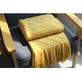 thumbnail image 3 of Manta de punto con borlas para cama, alfombra de moda nórdica sólida pulida a cuadros, colcha decorativa suave pulida para sofá, 3 of 7