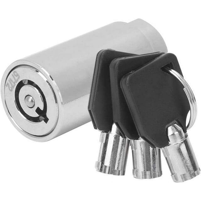 HUGFEGWE Universal Vending Machine Key Vending Machine Keys,Zinc Alloy Single Opening Key Vending Machine Lock Cylinder with 3Pcs Keys for Automatic Selling Machines Industrial Box U2537-6885
