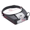 thumbnail image 2 of Sincero Lupa con Diadema Relojero Lupa Manos Libres con Luz Lupa con Auriculares Lupa con Luz LED, para Relojero, Joyero, Lectura, 2 of 5