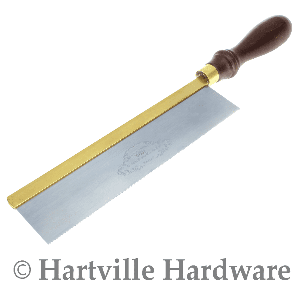 Crown Tools 8" 203mm Gents Saw 17TPI Brass back 
