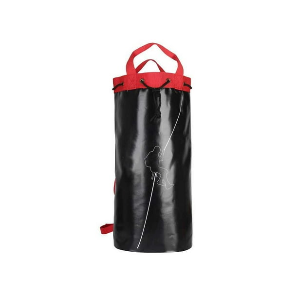 Wosthever Bolsa de cuerda portátil con cierre de cordón para escalada en roca, almacenamiento de cuerdas para espeleología, organizador de Escalada 30L