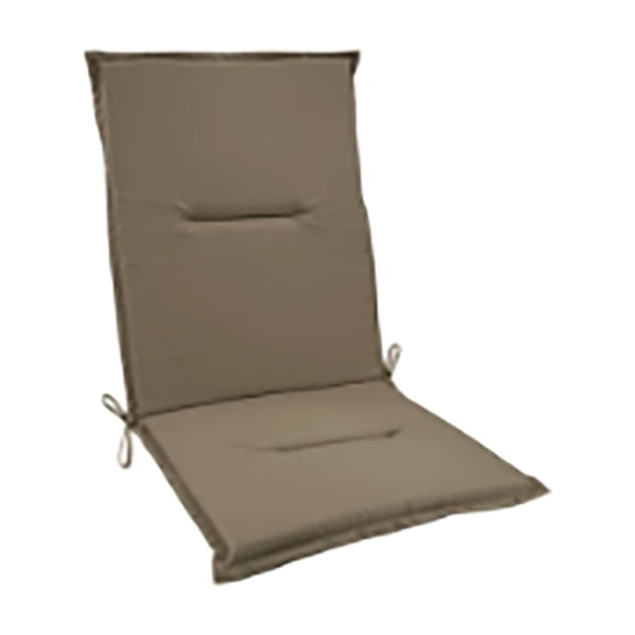 Outdoor Chair Cushion, One-Piece Patio Chair Cushion for Outdoor Furniture with Straps for Patio Lawn, Fade Resistant Lawn Chair Cushions,20x19x25x1.4 Inch