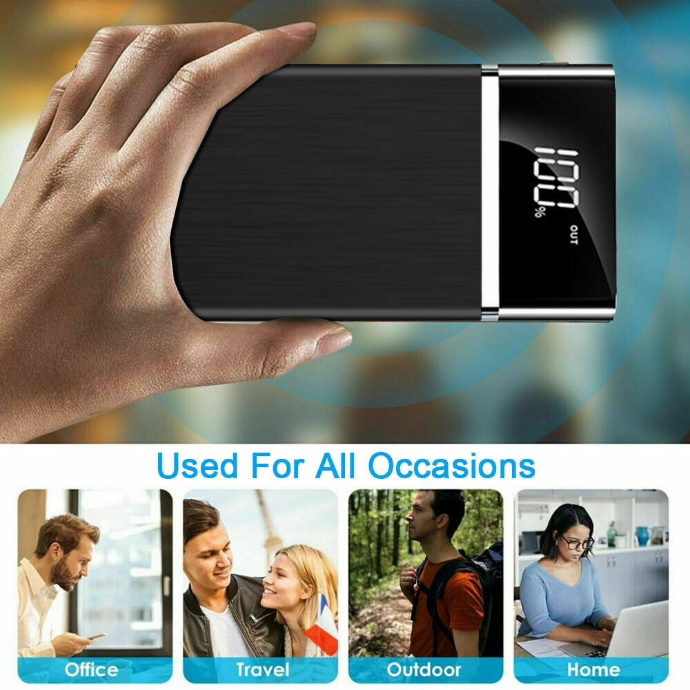 Ultra-thin Portable External Battery Huge Capacity Power Bank 10000mAh Charger