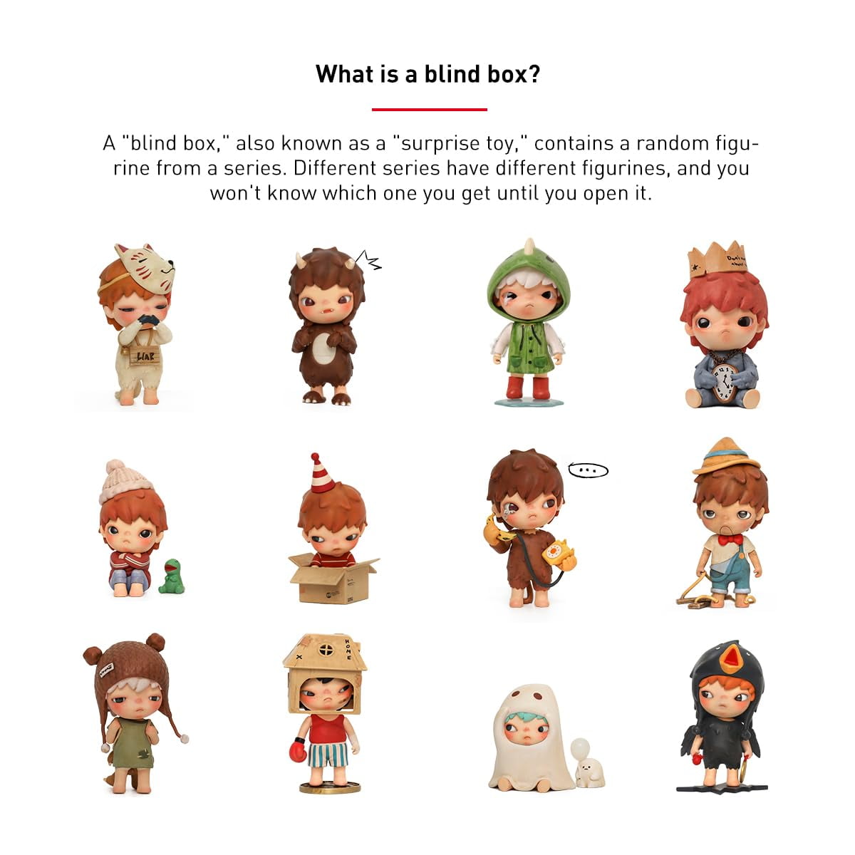 POP MART Hirono The Other One Blind Box Figures, Random Design Box