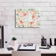 thumbnail image 3 of Epic Graffiti 'Floral Love Story' by Cindy Jacobs, Canvas Wall Art, 16"x12", 3 of 8
