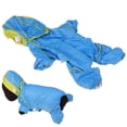 thumbnail image 4 of Flmtop Imperméable pour Chien Imperméable Veste à Capuche Vêtements Respirants Bleu, 4 of 9
