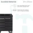 thumbnail image 4 of Annecy 24 in. Black Walnut Bathroom Vanity With Black Ceramic Sink Top, 4 of 6