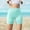Mint Green, variant on Girls Biker Shorts Kids High Waisted Yoga Dance Athletic Shorts Comfy Gymnastics Shorts Navy, Size 5-14 Years