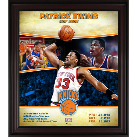 Patrick Ewing New York Knicks Framed 15
