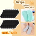 thumbnail image 7 of 15 Pairs Toddler Grips Socks, Kids Non Slip Socks with Grippers for Active Baby Boys Girls 6Months-7Years, 7 of 7