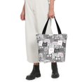 thumbnail image 4 of Defioc Cats Group Print Tote Bag for Women,Shoulder Bag with Zipper Casual Tote's Handbag Big Capacity Shoulder Bag with Inner Pocket Fit for Shopping,Office,Travel, 4 of 7