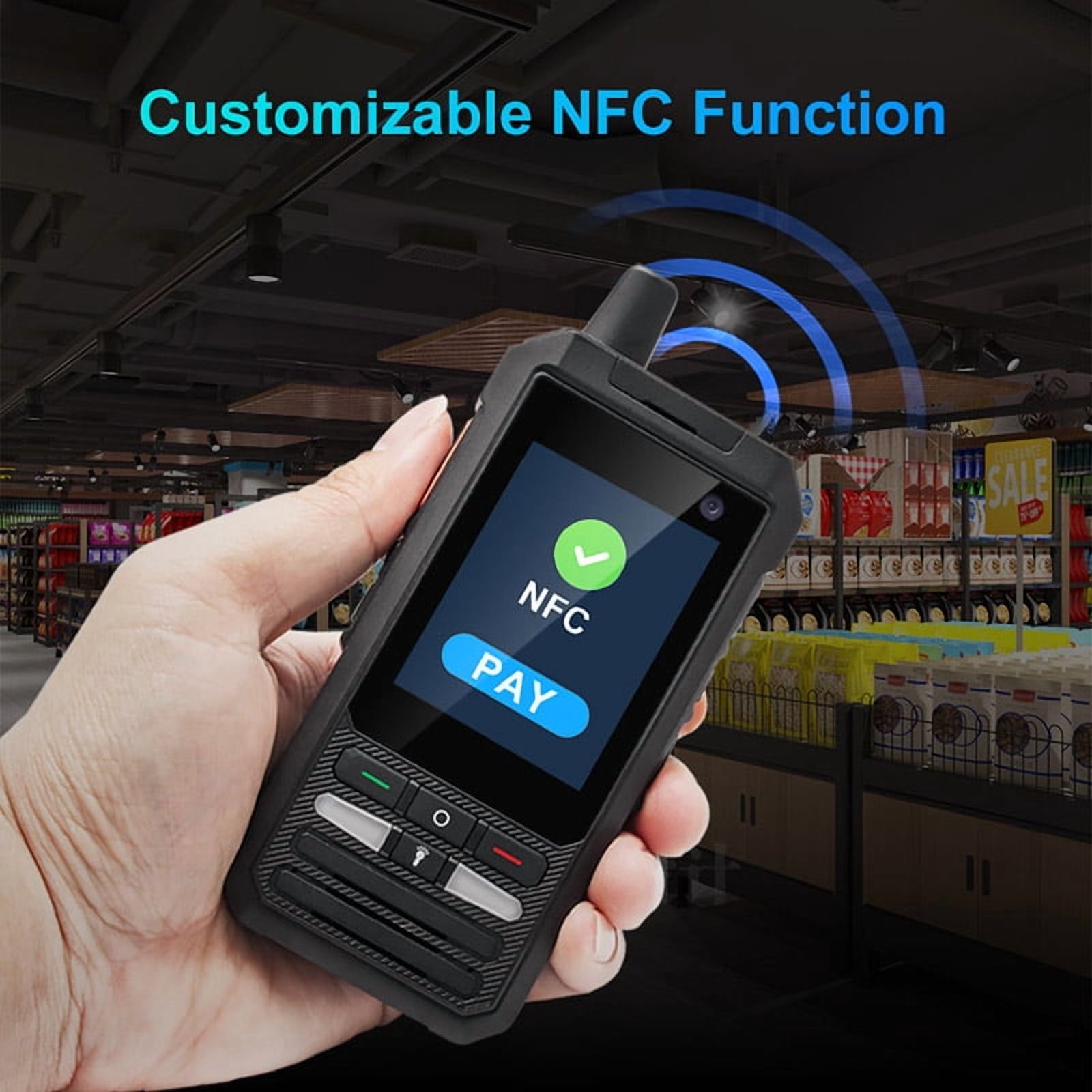 UNIWA F80S POC Walkie Talkie 4G Rugged Phone 4000mAh Battery 2.4Inch Android 10 Mobile Phone OEM
