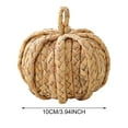 thumbnail image 3 of CY5O5ee 3PCS 3.94inch Handmade Woven Pumpkin Fall Decor, Woven Wicker Pumpkins Halloween Christmas Thanksgiving Decorations, Fall Centerpieces for Table Porch Mantel Indoor, 3 of 9