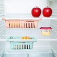 thumbnail image 7 of Fridge Drawer Organizer Set of 2 Kitchen Refrigerator Fridge Storage Box Pink, Blue, 7 of 7