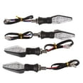 thumbnail image 1 of GOOHOCHY 4 luces LED de intermitente para motocicleta y bicicleta, para SUV, color amarillo intenso., 1 of 8