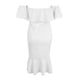 thumbnail image 3 of Vestido midi de sirena con hombros descubiertos y hombros descubiertos para mujer S Hugo  vestido de coctel para mujer, 3 of 9