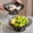 Black, variant on EDHITNR Clear Plastic Fruit Plates with Detachable Base, High Value Kitchen Serving Tray for Vegetables Snacks Candy, Multi-Purpose Household Dish for Coffee Table Dining Party Picnic