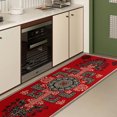 thumbnail image 3 of 2x6 FT Kitchen Runner Rugs Non Skid Washable, Faux Wool Rug Runners for Hallways Bathroom Carpet Runner, Soft Indoor Modern Floor Rug for Entryway Laundry Room, 3 of 11