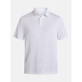 thumbnail image 5 of George Men's and Big Men's Double Knit Polo Shirt with Short Sleeves, Sizes S-5XB, 5 of 5