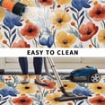 thumbnail image 5 of Spring Floral Outdoor Rug for Patio/Deck/Porch, Non-Slip Large Area Rug 6 x 9 Ft, Red Yellow Blue Summer Botanical Indoor Outdoor Rugs Washable Area Rugs, Reversible Camping Rug Carpet Runner, 5 of 8