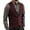 Red, variant on uikmnh Vests for Men Men's formal V-Neck Slim Fit Vest with Adjustable Straps for Business and Evening Attire Size:M
