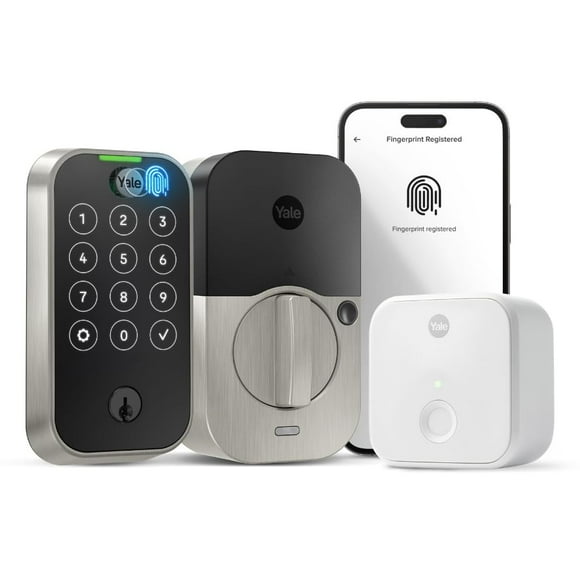 Pantalla táctil Yale Assure Lock 2 Touch con conexión Wi-Fi - Níquel satinado - para anfitriones de alquileres vacacionales
