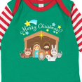 thumbnail image 4 of Inktastic Merry Christmas Cute Nativity Scene Boys or Girls Long Sleeve Baby Bodysuit, 4 of 5