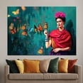 thumbnail image 3 of Luxury Poster, Fashion Canvas, Canvas Wall Art Canvas, Colorful Art, Wall Art And Butterflies Printed, Woman Printed Canvas, Woman Portrait Art Canvas, Canvas Wall Decor - Rolled Canvas, 3 of 9