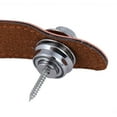 thumbnail image 4 of Amdohai Guitar Strap Lock Straplock Button Flat Head Safety Chrome, 4 of 8