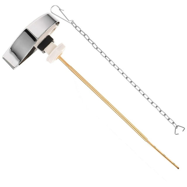 Universal Toilet Tank Replacement Kit Water Outlet Control Zinc Alloy Side Mounted Bathroom Use 1Pack