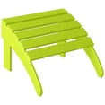thumbnail image 3 of Polytrends  Laguna Hdpe All Weather Outdoor Patio Foldable Ottoman Lime, 3 of 5