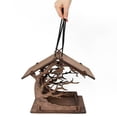 thumbnail image 4 of Wooden Bird Feeder Outdoor Hanging Decorative Bird House with Tree and Bird Cutout Design for Garden Yard Patio Balcony Use, 4 of 8