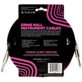 thumbnail image 3 of Cable de Inserción Ernie Ball Rojo Negro Trenzado de 10 Pulgadas, 3 of 4