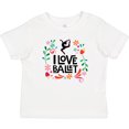 thumbnail image 3 of Inktastic Ballerina Dancer I Love Ballet Girls Baby T-Shirt, 3 of 5