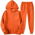 thumbnail image 1 of Men's 2 Piece Athletic Sweatsuit - Jogging Sweatshirt Sweatpants Set, Comfortable Soft Fabric, Athletic Design, Perfect for Workouts, Jogging Casual Wear, 1 of 4