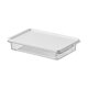 thumbnail image 1 of Contenedor de almacenamiento de alimentos para refrigerador, organizador de vegetales reutilizable para refrigerador con 21x14x4cm 650ml, 1 of 9