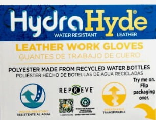 Wells Lamont Women's HydraHyde Leather Work Gloves, 2 Pair (Small)