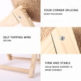 thumbnail image 4 of TIMIFIS Cat Toys Scratching Board Toy Wooden Scratching Grinding Claw Hand Wrapped Sisal Rope Climbing Frame Scratching Post Pet SuppliesFall/Winter, 4 of 8