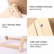 thumbnail image 4 of onlyliua Ofertas de Navidad Tablero Rascador de Madera, Juguete para Rascar, Garra para Moler, Cuerda de Sisal Envuelta a Mano, Marco de Escalada, Poste Rascador, Suministros para Mascotas, 4 of 7