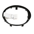 thumbnail image 4 of Anillo para palanca de cambios, palanca de cambios de coche, funda para palanca de cambios de coche, ABS, negro, para Fiat 500 500c, OE: 71775051 Ecomeon no, 4 of 5