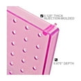 thumbnail image 2 of Azar 44"(H) x 13 1/2"(W) Pegboard 1-Sided Wall Panel Translucent Pink 2/Pack 771344-PNK, 2 of 2