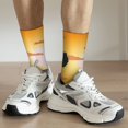 thumbnail image 6 of Bingfone Compression Socks for Women and Men Long Socks for Running Athletic Cycling Nurse- Giraffes Of The African Savannah, 6 of 6