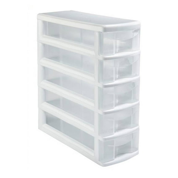 Mini Cajonera Italhome 5 Niveles Blanco